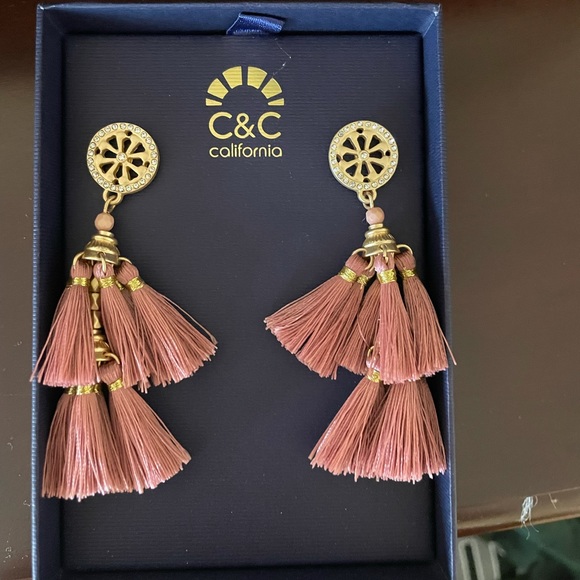 Fringe drop earrings - Picture 1 of 4